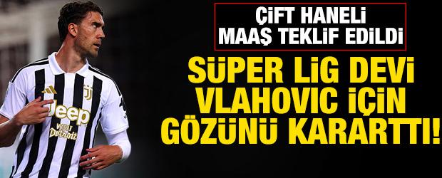 S&uuml;per Lig devi Dusan Vlahovic i&ccedil;in g&ouml;z&uuml;n&uuml; kararttı! &Ccedil;ift haneli maaş teklif edildi