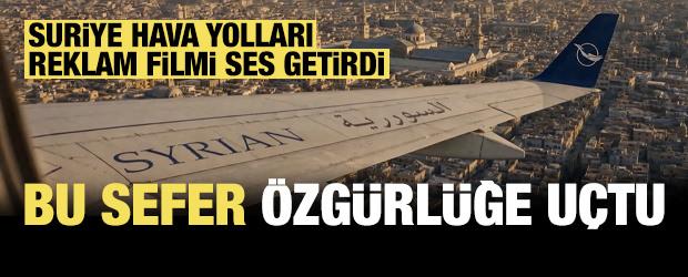Suriye Havayolları'nın yayınladığı reklam filmi ses getirdi