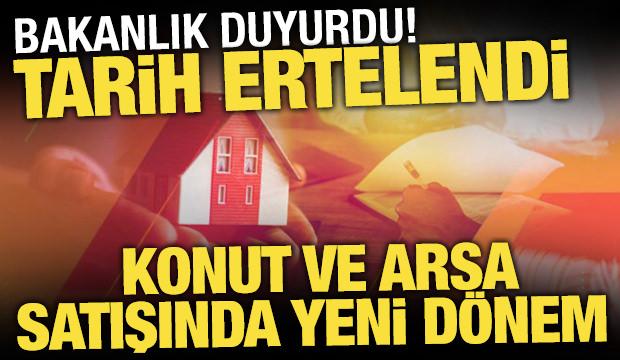 Taşınmaz satışlarında g&uuml;venli &ouml;deme sisteminin devreye alınması 1 Ekim'e ertelendi