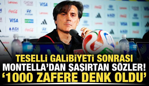 Teselli galibiyeti sonrası Montella'dan şaşırtan s&ouml;zler! '1000 zafere bedel oldu'