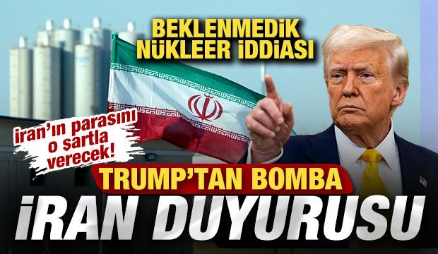 Trump'tan son dakika İran duyurusu! Bomba iddia! Tahran'ın parasını o şartla verecek