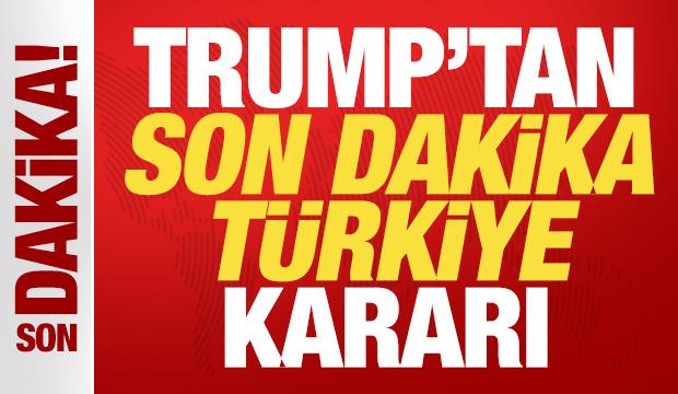 Trump'tan son dakika T&uuml;rkiye kararı! ABD Kongresine bildirildi! Jet motorları geliyor