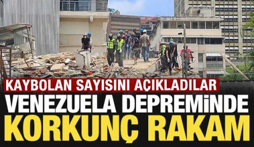 Venezuela depreminde korkun&ccedil; rakam: Kaybolan sayısı ilk kez a&ccedil;ıklandı