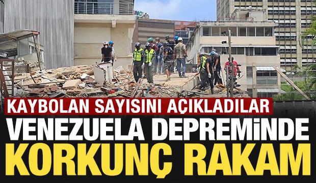 Venezuela depreminde korkun&ccedil; rakam: Kaybolan sayısı ilk kez a&ccedil;ıklandı