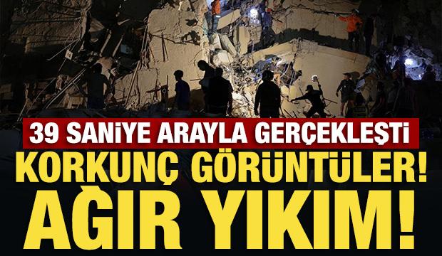Venezuela'da 39 saniye arayla ger&ccedil;ekleşen depremlerin ardından korkun&ccedil; g&ouml;r&uuml;nt&uuml;ler