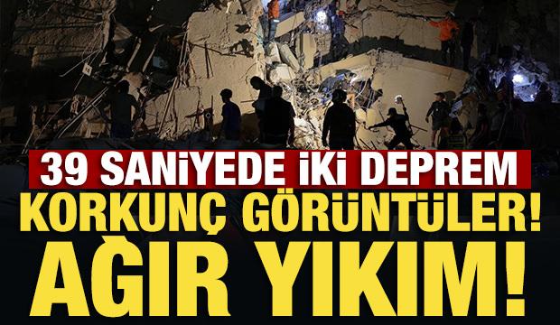 Venezuela'da 39 saniyede iki deprem: Korkun&ccedil; g&ouml;r&uuml;nt&uuml;ler, ağır yıkım!