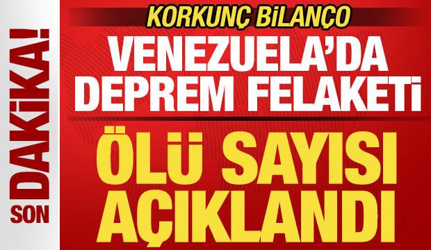 Venezuela'da deprem felaketi! &Ouml;l&uuml; sayısı a&ccedil;ıklandı! Korkun&ccedil; bilan&ccedil;o