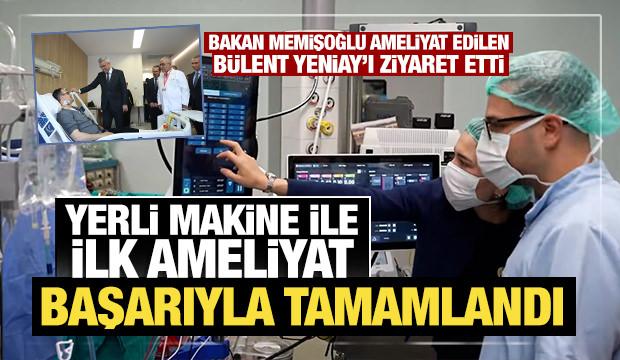 Yerli kalp-akciğer makinesiyle ger&ccedil;ekleştirilen ilk ameliyat başarıyla tamamlandı