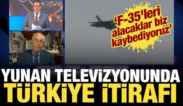 Yunan televizyonunda T&uuml;rkiye itirafı: F-16 ve F-35'leri alacaklar, biz kaybediyoruz