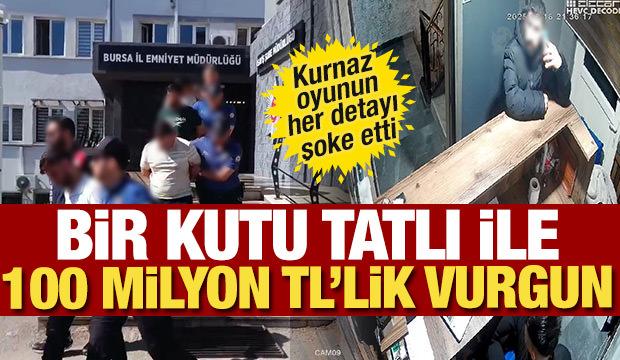 100 milyon TL'lik vurgun sonrası tatlı ikramı yapan şebeke &ccedil;&ouml;kertildi 