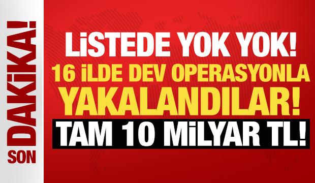 16 ilde 22 ayrı organize su&ccedil; &ouml;rg&uuml;t&uuml;ne operasyon: 228 g&ouml;zaltı