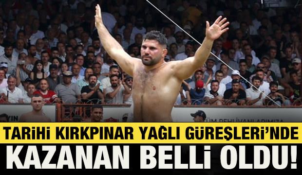 665. Tarihi Kırkpınar Yağlı G&uuml;reşleri'ni Erkan Taş kazandı!