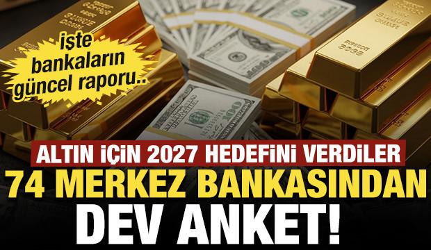 74 merkez bankasından dev anket! Altın i&ccedil;in 2027 hedefini verdiler