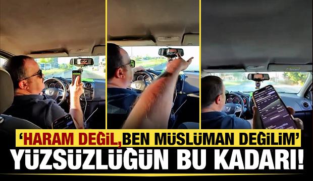 Taksicinin turistten fazla para istediği anlar ve "haram değil" cevabı pes dedirtti