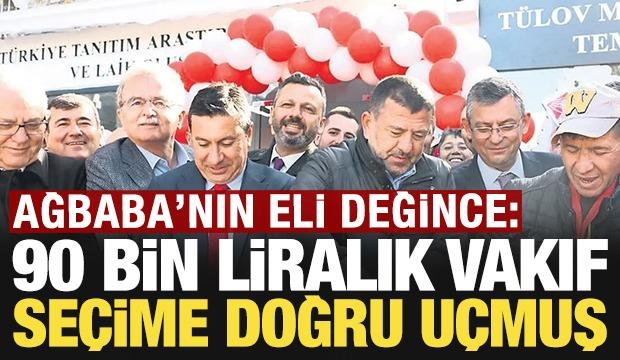 Ağbaba'nın eli değince: 90 bin liralık vakıf se&ccedil;ime doğru u&ccedil;muş