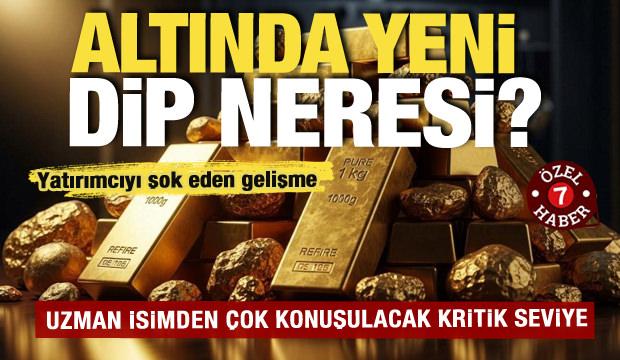 Altın fiyatlarında b&uuml;y&uuml;k kırılma: Dip arayışı s&uuml;r&uuml;yor! Ons altında 3500 dolar senaryosu!