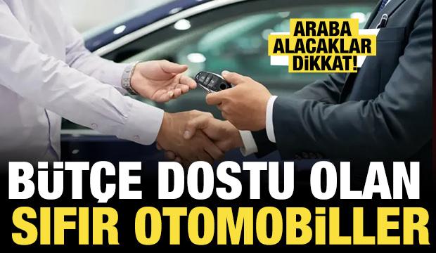 Araba alacaklar dikkat! Başlangı&ccedil; fiyatları b&uuml;t&ccedil;e dostu olan sıfır otomobiller...
