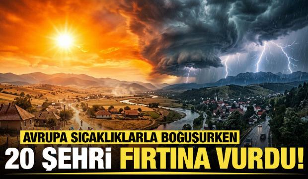 Avrupa kavrulurken Romanya fırtınaya teslim oldu: 1 &ouml;l&uuml;, binlerce yardım &ccedil;ağrısı