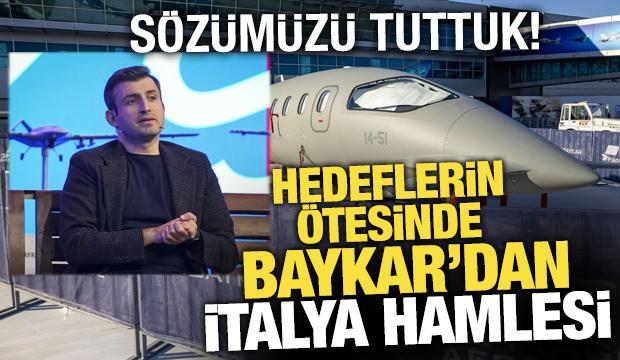 Baykar'dan İtalya hamlesi: Verdiğimiz s&ouml;z&uuml; tuttuk, daha da ileri gittik
