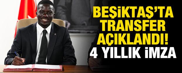 Beşiktaş'ta transfer resmen a&ccedil;ıklandı! 4 yıllık imza