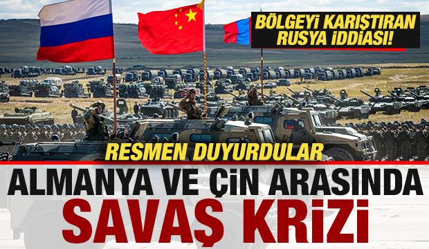 B&ouml;lgeyi karıştıran Rusya iddiası! Almanya ve &Ccedil;in arasında savaş krizi! Resmen ilan ettiler