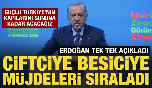Cumhurbaşkanı Erdoğan'dan &ccedil;ift&ccedil;ilere m&uuml;jde &uuml;st&uuml;ne m&uuml;jde