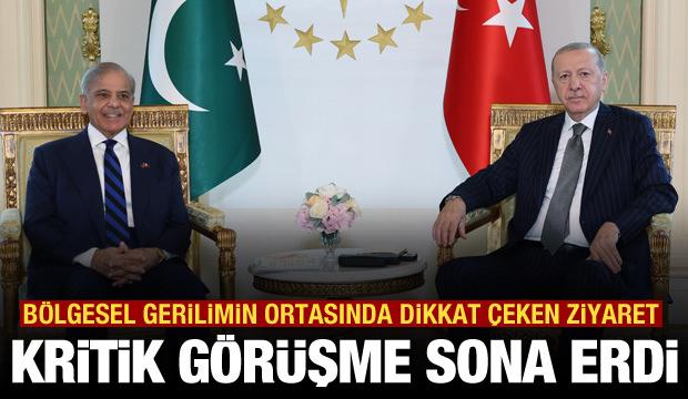 Cumhurbaşkanı Erdoğan'ın Pakistan Başbakanı Şerif ile g&ouml;r&uuml;şmesi başladı