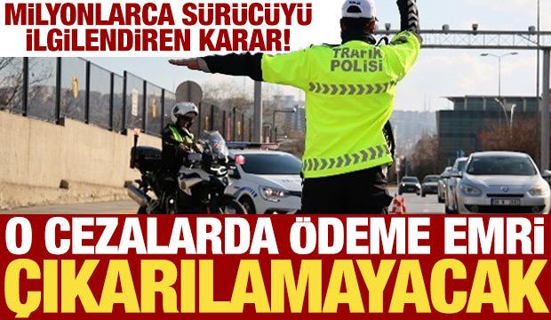 Danıştay'dan s&uuml;r&uuml;c&uuml;leri ilgilendiren karar: Ceza kesinleşmeden &ouml;deme emri &ccedil;ıkarılamaz