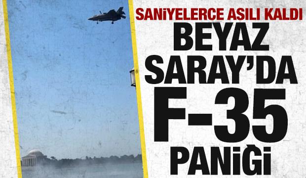 F-35, Beyaz Saray'a yakın b&ouml;lgede havada bekledi