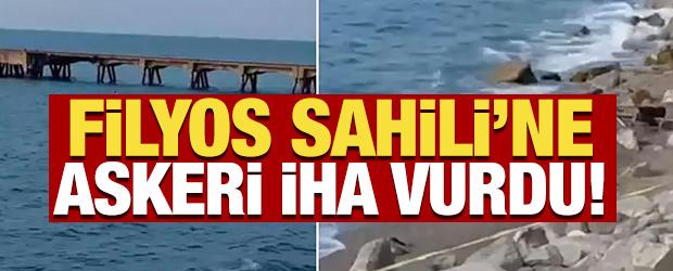 Filyos Sahili'ne askeri İHA vurdu! İnceleme başlatıldı