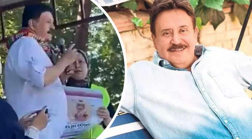 G&ouml;khan G&uuml;ney topa tutuldu: Acılı annenin s&ouml;z&uuml;n&uuml; kesip şarkı s&ouml;ylemek istedi!