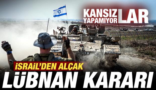 İsrail'den son dakika L&uuml;bnan kararı!