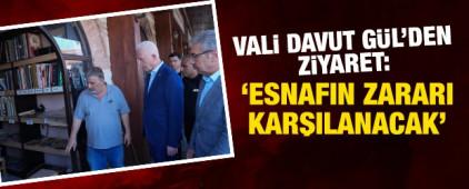 İstanbul Valisi Davut G&uuml;l'den sağanak sonrası esnafa ziyaret: 'Zararı karşılayacağız'