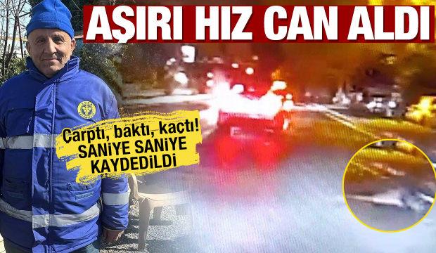 İzmir'de belediye iş&ccedil;isinin &ouml;ld&uuml;ğ&uuml; kazanın g&ouml;r&uuml;nt&uuml;leri ortaya &ccedil;ıktı 