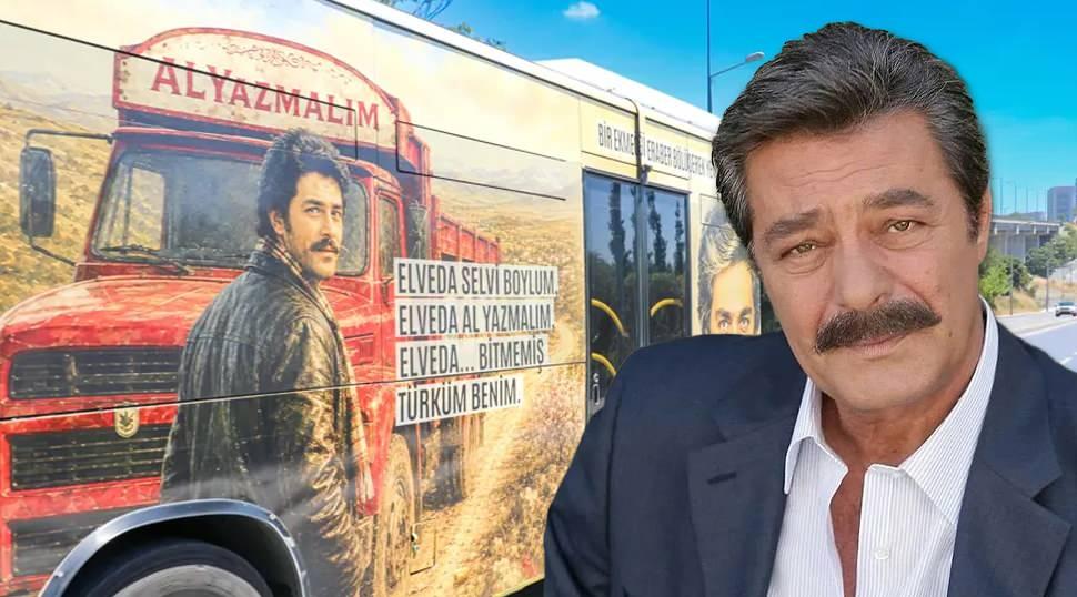Kadir İnanır'ın hatırası İstanbul sokaklarında! 'Saygı otob&uuml;s&uuml;' seferlerine başladı
