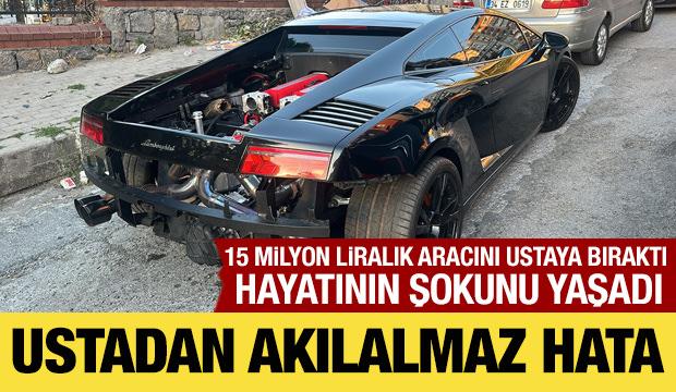 Kağıthane&rsquo;de l&uuml;ks aracını ustaya emanet etti: Hayatının şokunu yaşadı 