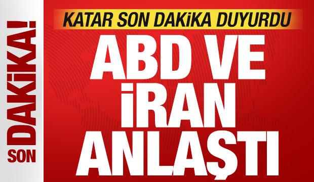 Katar t&uuml;m d&uuml;nyaya duyurdu! ABD ve İran anlaştı