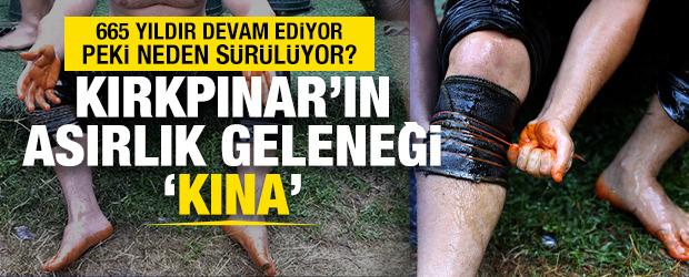 Kırkpınar Yağlı G&uuml;reşleri'nde pehlivanlar s&uuml;rd&uuml;ğ&uuml; kına hakkında bilinmeyenler