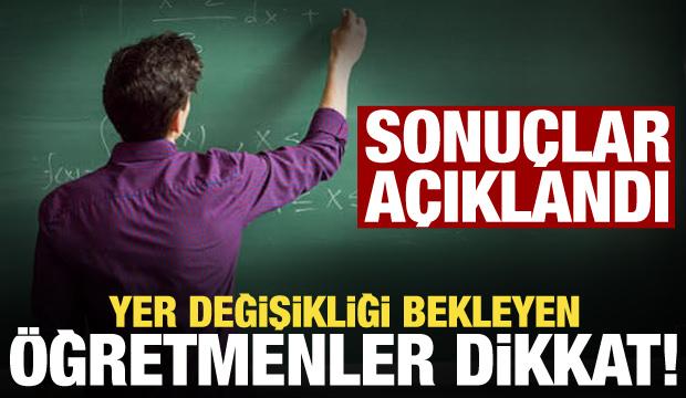 MEB duyurdu! &Ouml;ğretmenlerin sıra sonu&ccedil;ları a&ccedil;ıklandı