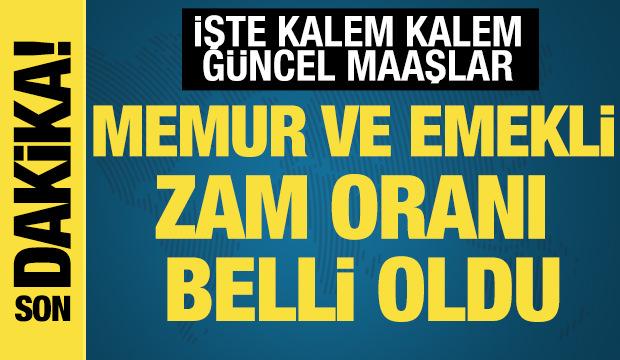 Memur ve memur emeklisinin beklediği zam oranı belli oldu! İşte g&uuml;ncel maaşlar