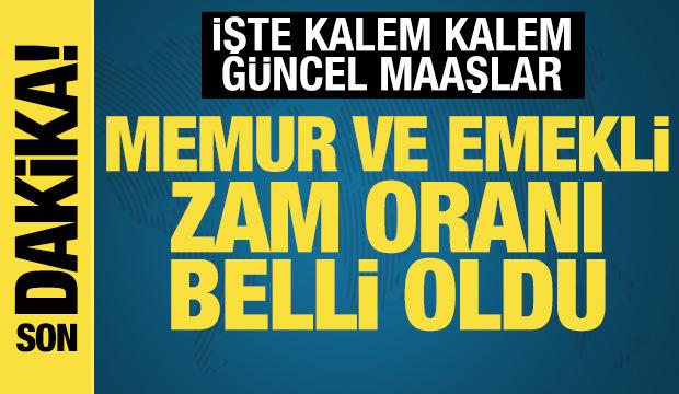 Memur ve memur emeklisinin beklediği zam oranı belli oldu! İşte g&uuml;ncel maaşlar