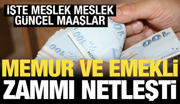 Memur ve memur emeklisinin beklediği zam oranı belli oldu! İşte g&uuml;ncel maaşlar