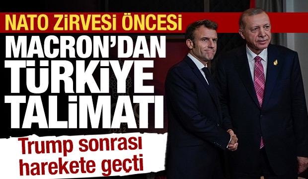 NATO Zirvesi yaklaşırken, Macron'dan T&uuml;rkiye talimatı