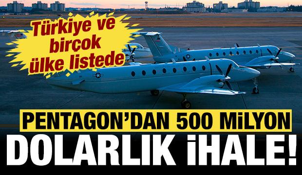 Pentagon'dan 500 milyon dolarlık ihale: T&uuml;rkiye de listede