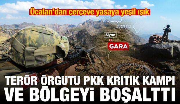 PKK, Gara'daki en kritik b&ouml;lgeden &ccedil;ekildi! &Ouml;calan'dan &ccedil;er&ccedil;eve yasaya yeşil ışık