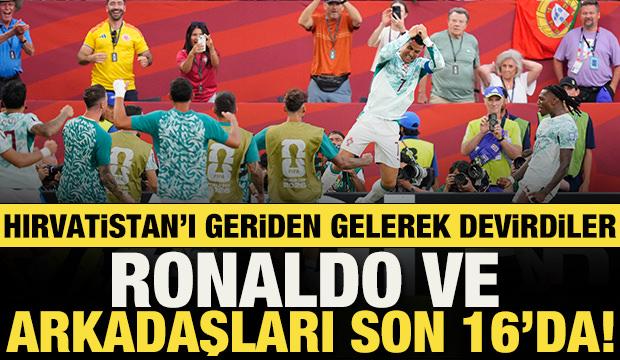 Portekiz Hırvatistan karşısında geriden geldi kazandı! Ronaldo ve arkadaşları son 16'da
