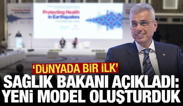 Sağlık Bakanı a&ccedil;ıkladı: Olası Marmara depremi i&ccedil;in yeni model geliştirildi
