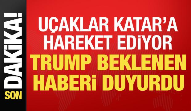 Son dakika: Trump: İran g&ouml;r&uuml;şme talep etti, yarın Doha'da olacak