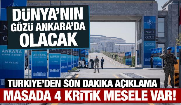 Son Dakika... T&uuml;rkiye'den NATO zirvesi a&ccedil;ıklaması! Masada 4 kritik mesele var!