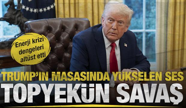 Trump'ın masasında topyek&uuml;n savaş planı: Masadan savaş mı barış mı &ccedil;ıkacak?